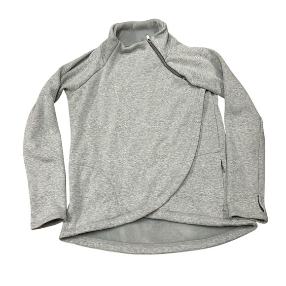 Athleta Cozy Karma 1/4 Zip Sweatshirt Women's XS‎ Gray Pullover Athleisure - Picture 1 of 10